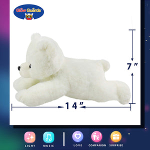 Glow Guards Light up Stuffed Polar Bear LED Soft Plush Toy - Glow Guards
