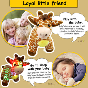 Bstaofy LED Giraffe Stuffed Plush Light Up Jungle Pal Toy - Glow Guards