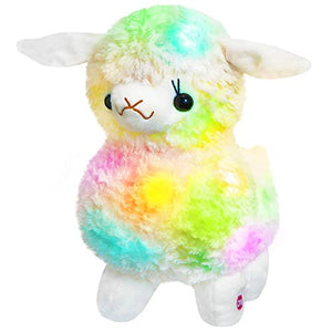 Bstaofy 12'' Light up White Lamb LED Stuffed Animals Sheep - Glow Guards