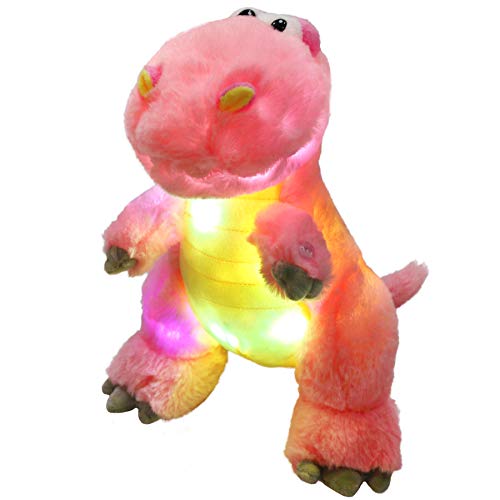 Glow Plush Dinosaur LED Stuffed Animal Light Up at Night,12.5'' | Houwsbaby - Glow Guards
