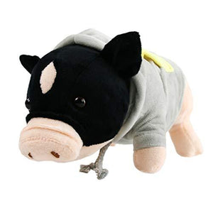 Miniature Pig Plush Piggy in Hoody Stuffed Animal, 12’’ | Houwsbaby - Glow Guards