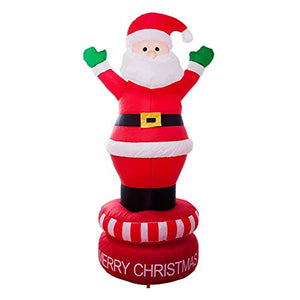 8Ft Tall Huge Inflatable Portable Christmas Santa Claus Xmas Decoration|Athoinsu - Glow Guards
