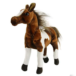 Houwsbaby Lifelike Zebra Realistic Horse with Stripes Wildlife Stuffed Animal Soft Plush Toy Kids Gift Collection, 12’’ - Glow Guards
