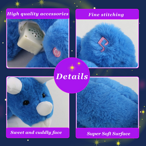 Glow Guards 16’’ Musical Light up Dinosaur Stuffed LED Soft Plush Toy - Glow Guards