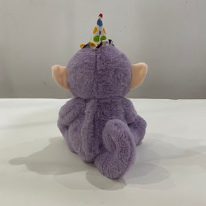 Happy Birthday Monkey Interactive Animated Stuffed Animal LED Singing Musical Plush Electric Toy