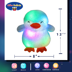 Glow Guards 12’’ Light up Stuffed Penguin Snuggle Soft Plush Toy - Glow Guards
