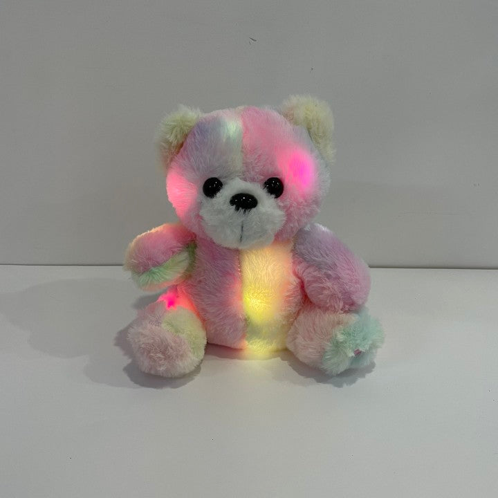 Rainbow Bear Ligjt up Plush Toy Stuffied Animal