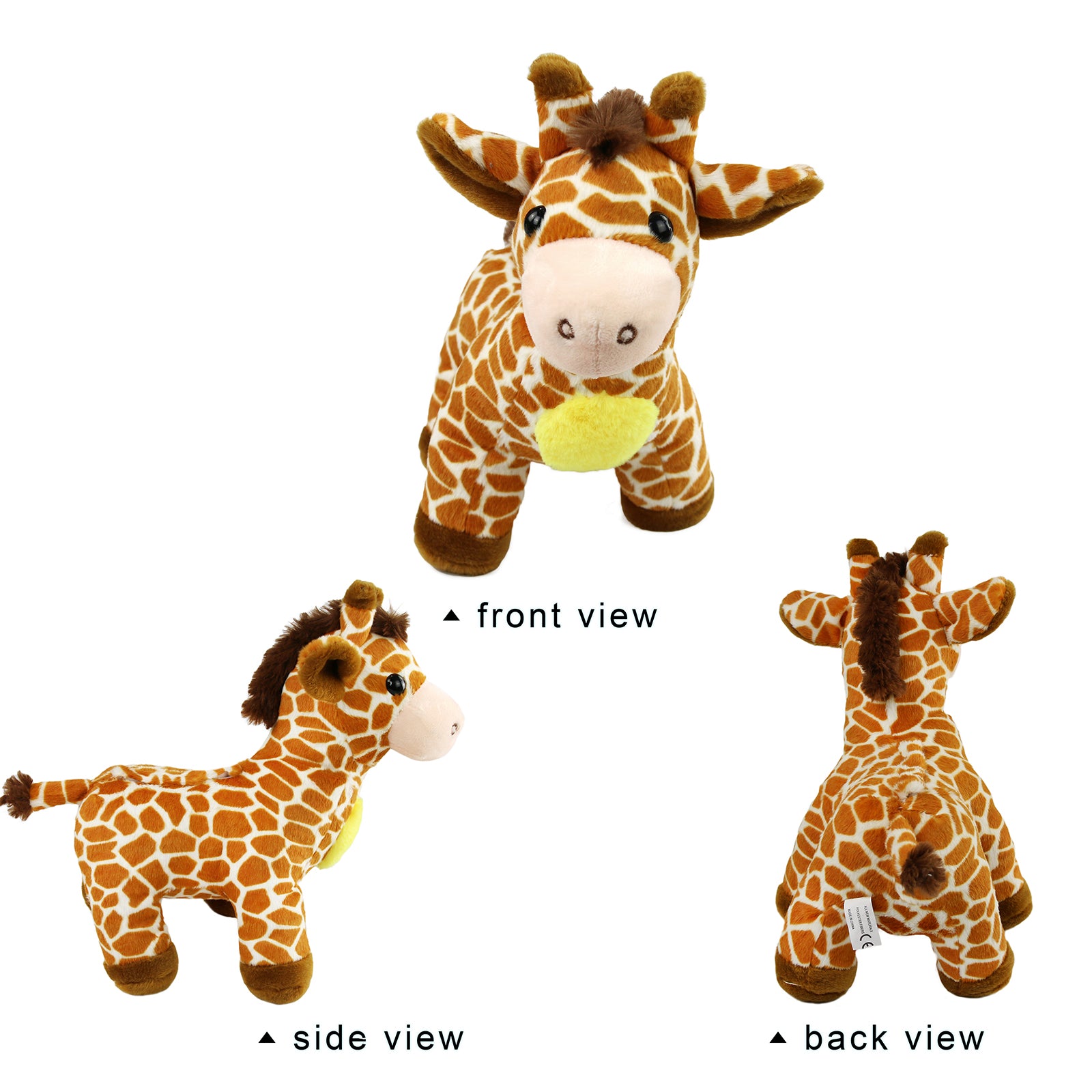 Bstaofy LED Giraffe Stuffed Plush Light Up Jungle Pal Toy - Glow Guards