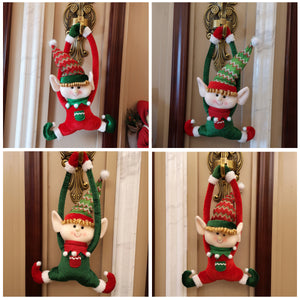 flexible Christmas elves dolls on shelf decor, 2pc, 30'' | Bstaofy - Glow Guards