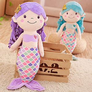 Athoinsu Mermaid Princess Stuffed Animals Soft Plush 12'' - Glow Guards