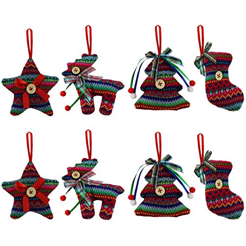 8 pcs Christmas Ornaments Tree Decoration - Glow Guards