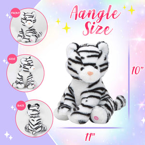 Athoinsu 11'' Light up Singing Tiger Stuffed Animals with LED Night Light - Glow Guards