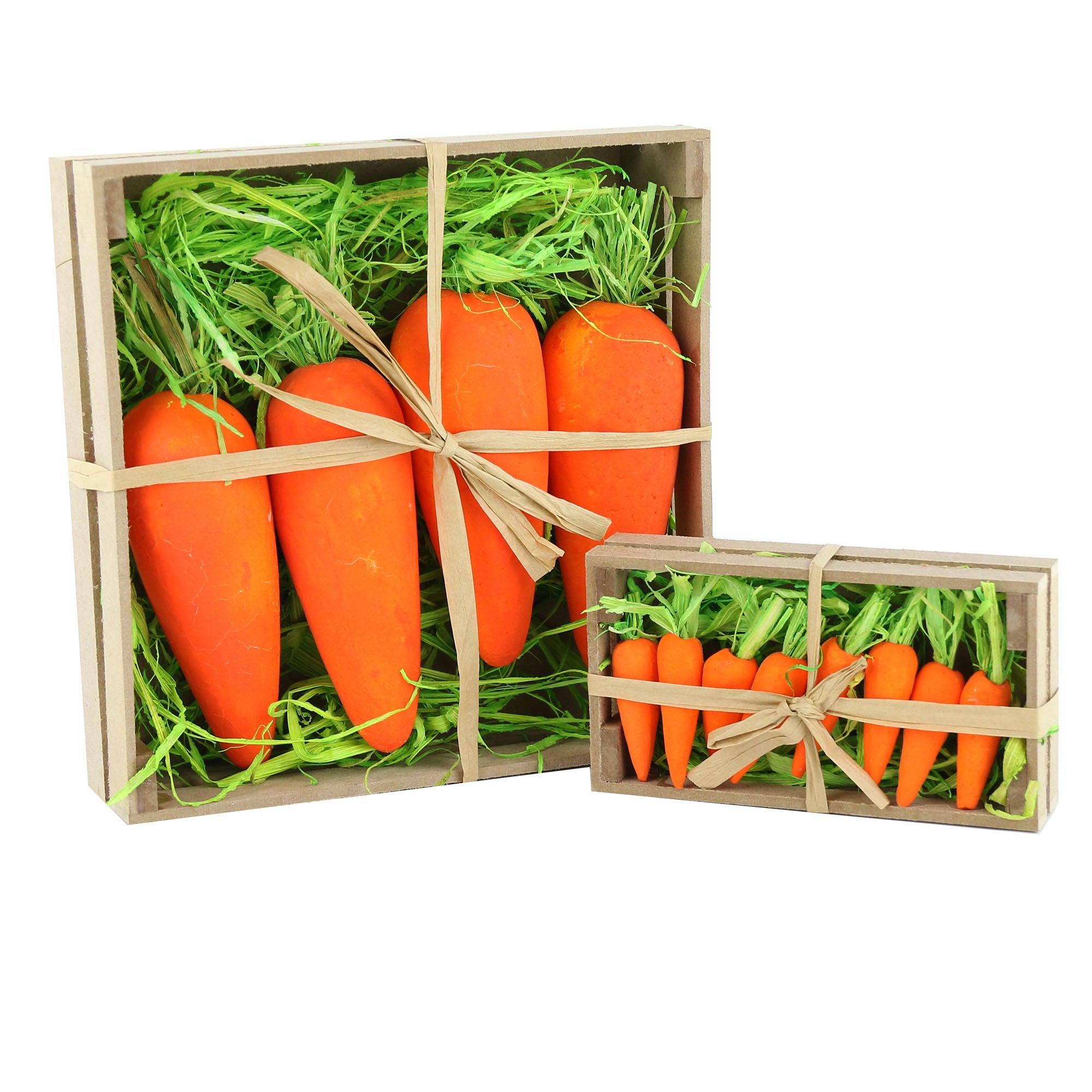 5.5'' realistic foam Easter carrot decor, 4 pcs | Bstaofy - Glow Guards