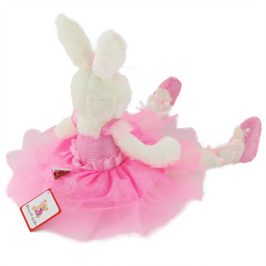 WEWILL 15'' Ballerina Bunny Stuffed Animal Rabbit Doll Adorable Soft - Glow Guards