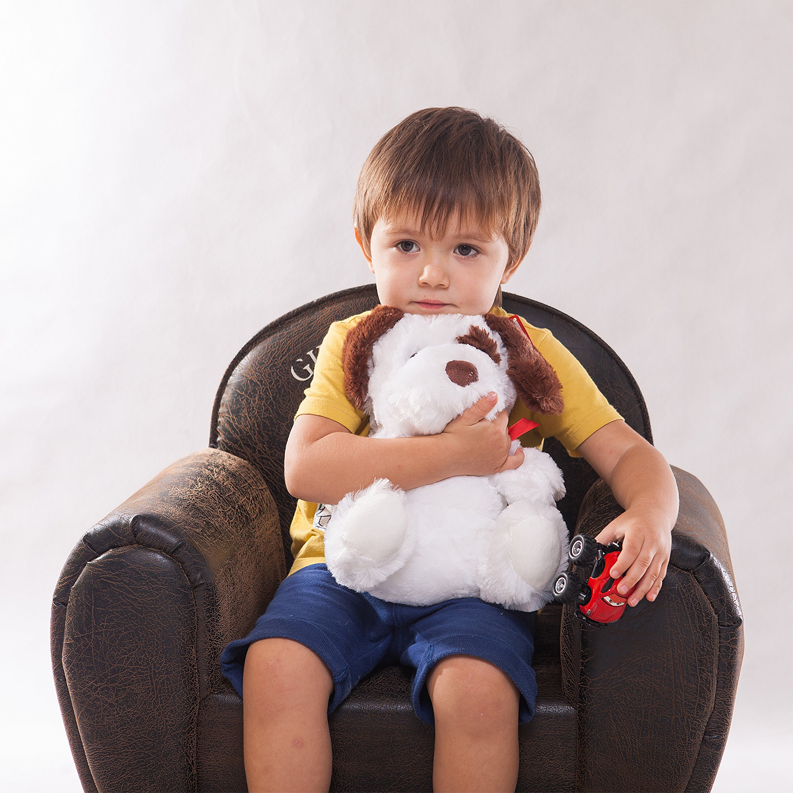 WEWILL 12'' Light up Puppy Stuffed Animal Glow Dog Plush - Glow Guards