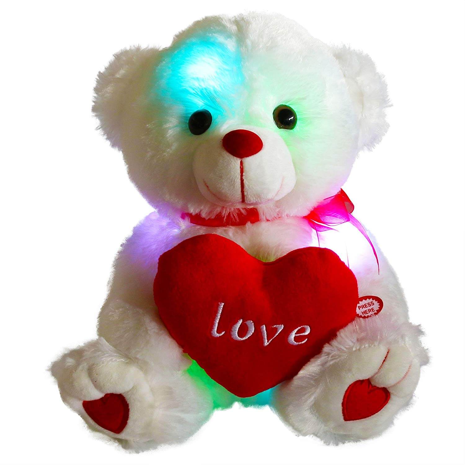 LED Luminous Teddy Bear Romantic Colorful Bear Gift Light For Girlfriend  Anniversary Birthday Christmas Valentine's Day Gifts