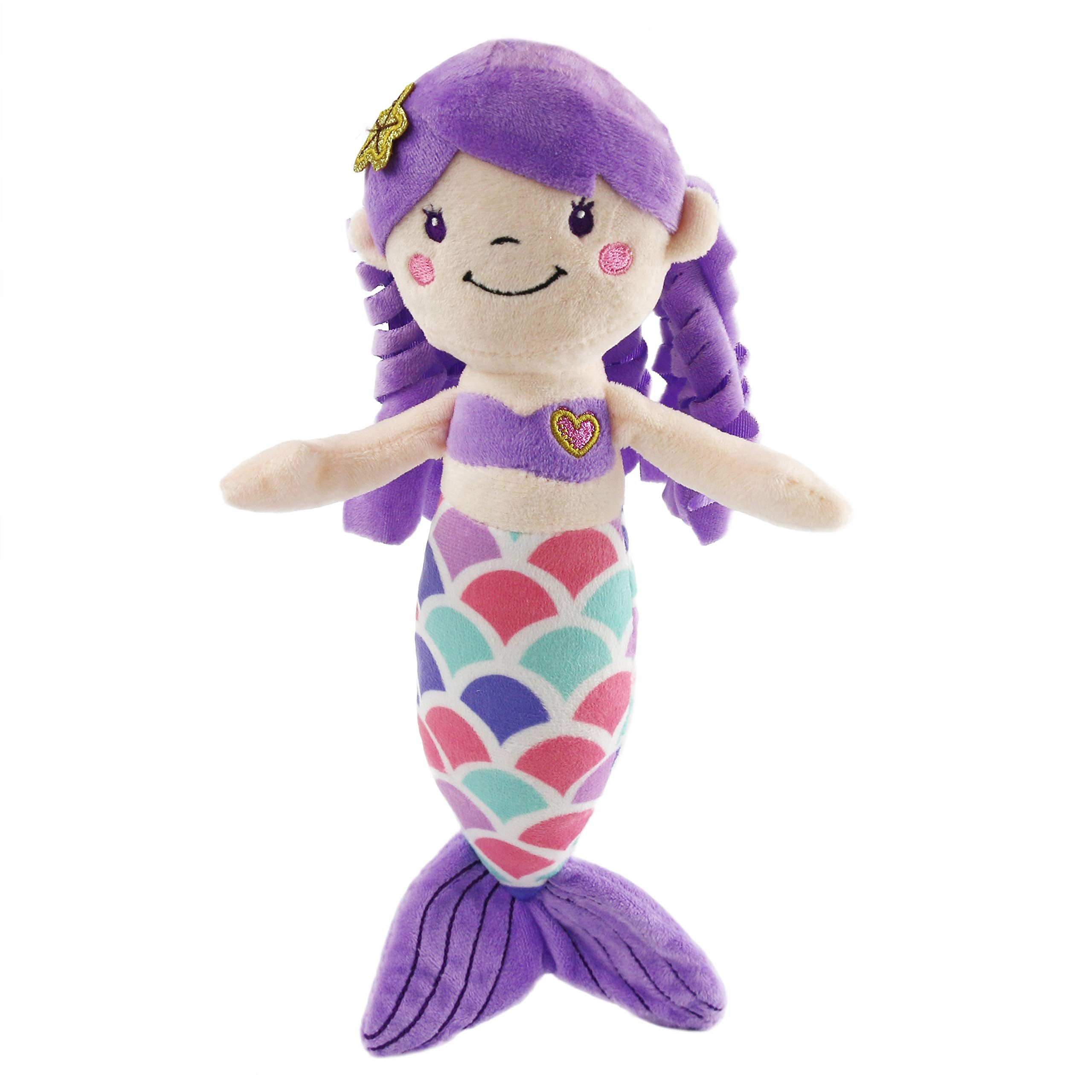 Athoinsu Mermaid Princess Stuffed Animals Soft Plush 12'' - Glow Guards