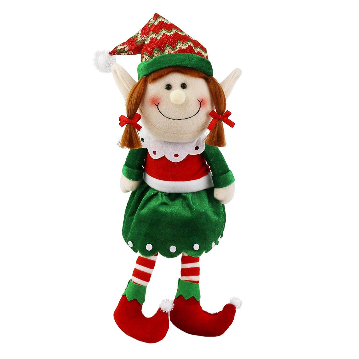 16’’ stuffed elf dolls Christmas decorations, boy/girl | Bstaofy - Glow Guards
