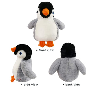 Bstaofy Glow Penguin Stuffed Animal Gray LED Soft Perky - Glow Guards