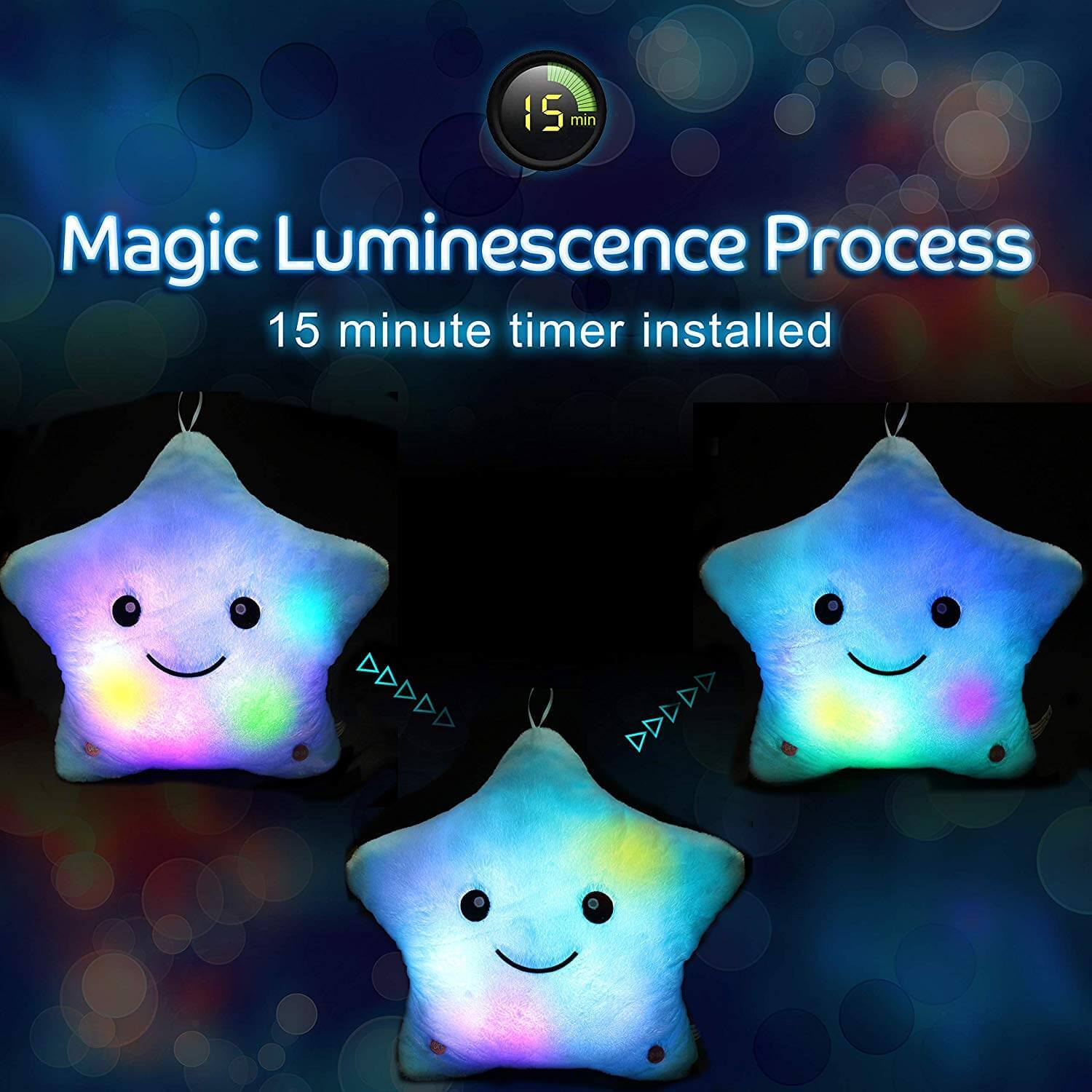 musical twinkle star light up stuffed toy | Bstaofy - Glow Guards