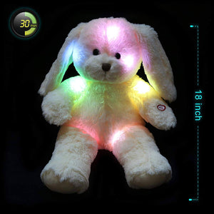 night light bunny floppy plush rabbit toys, 18'' | Bstaofy - Glow Guards