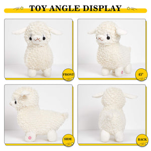 Bstaofy 12'' Light up White Lamb LED Stuffed Animals Sheep - Glow Guards