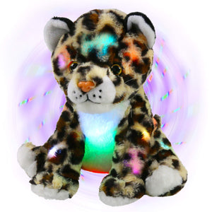 Bstaofy Light up Cheetah Plush LED Leopard Stuffed Animals - Glow Guards