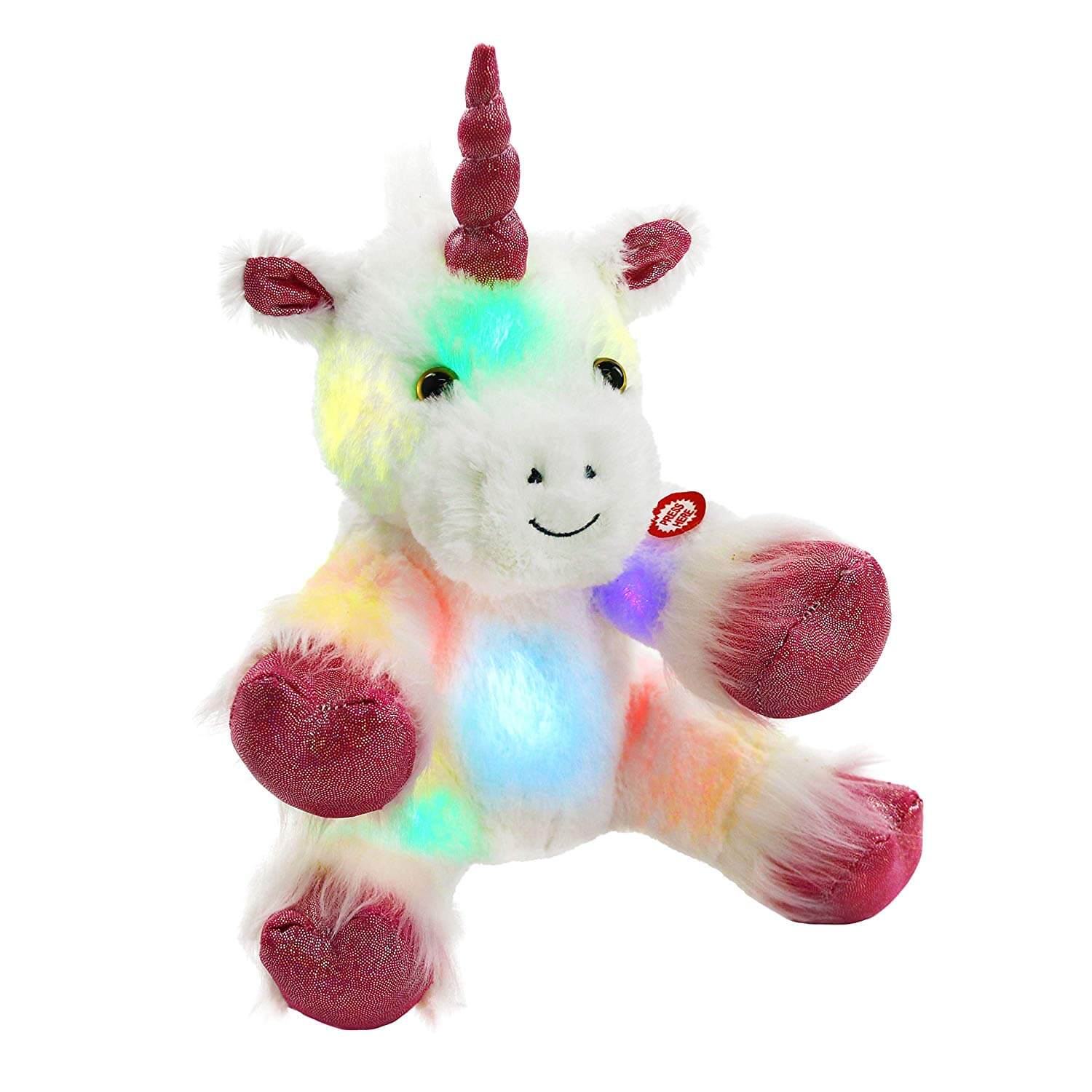 light up stuffed unicorn soft plush toy gift, | Bstaofy - Glow Guards