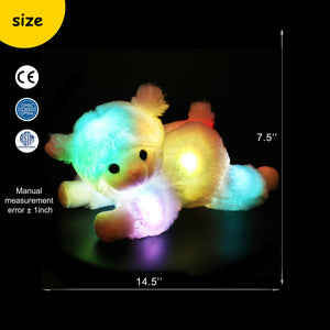 Bstaofy Light up Stuffed Lamb Plush Toy Glow Sheep - Glow Guards