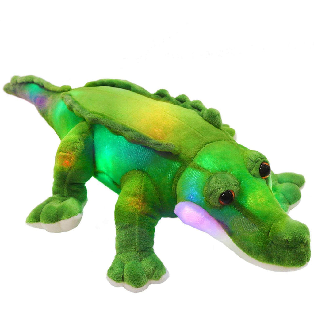 LED stuffed crocodile soft toy, 18'' | Bstaofy - Glow Guards
