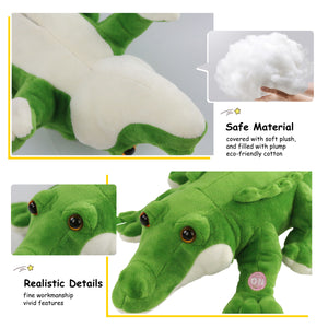 Bstaofy LED Crocodile Stuffed Animal Light Up Plush Toy - Glow Guards