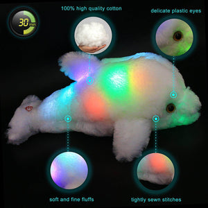 night light up dolphin plush toys, 18'' | Bstaofy - Glow Guards