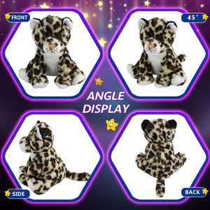 Bstaofy Light up Cheetah Plush LED Leopard Stuffed Animals - Glow Guards