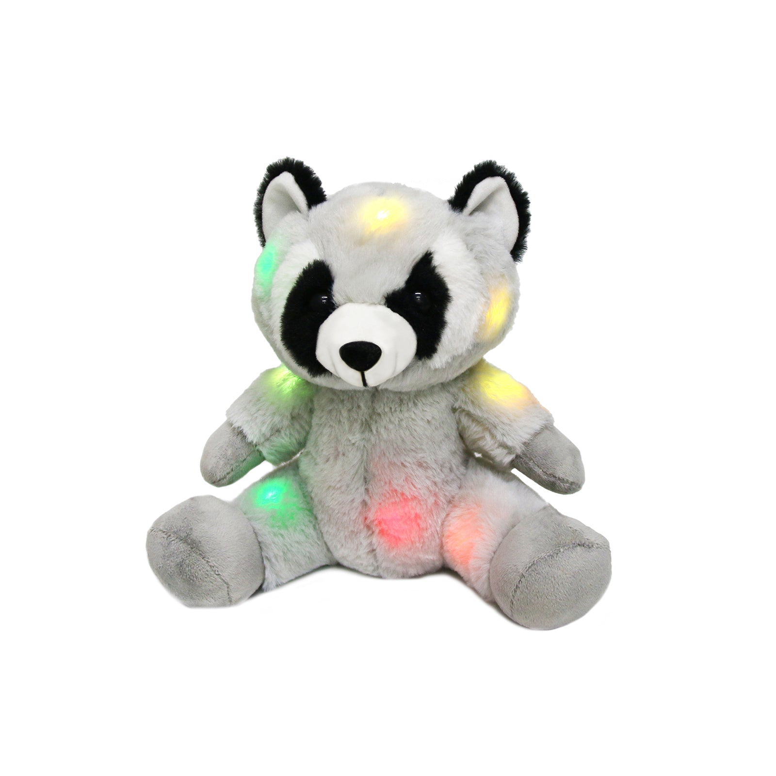Bstaofy LED Raccoon Stuffed Animal Glow Soft Plush Toy - Glow Guards