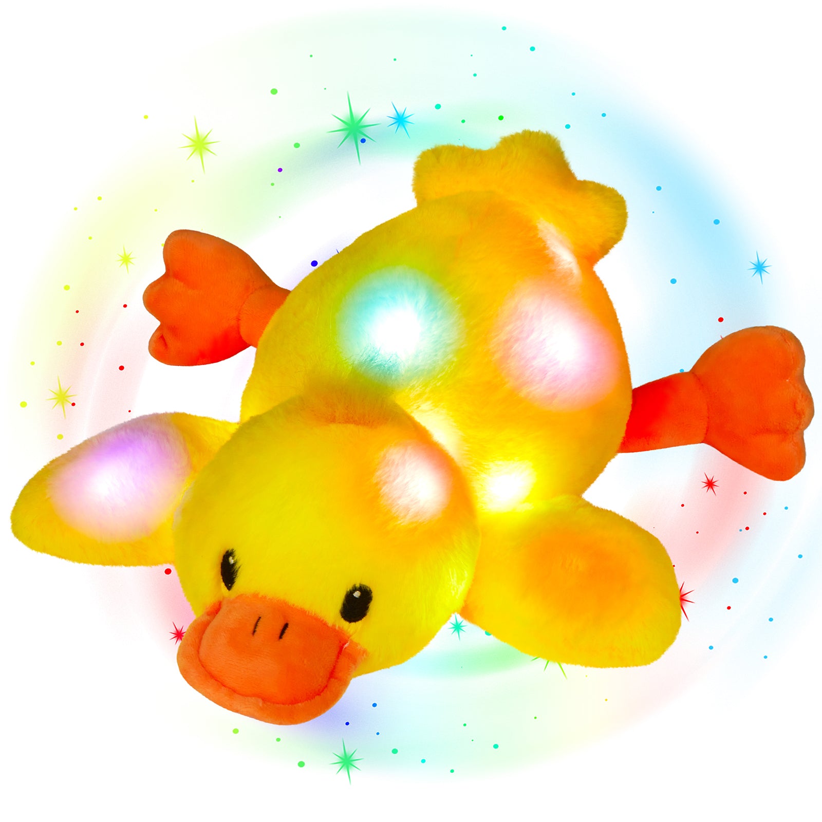 Glow Guards Light up Duck Soft Plush Toy Yellow Stuffed Animal - Glow Guards