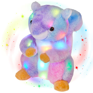 Glow Guards 10’’ Light up Squirrel Soft Plush Toy - Glow Guards