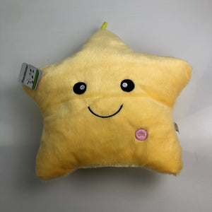 HomeMaster Twinkle Star Plush Pillows - Glow Guards