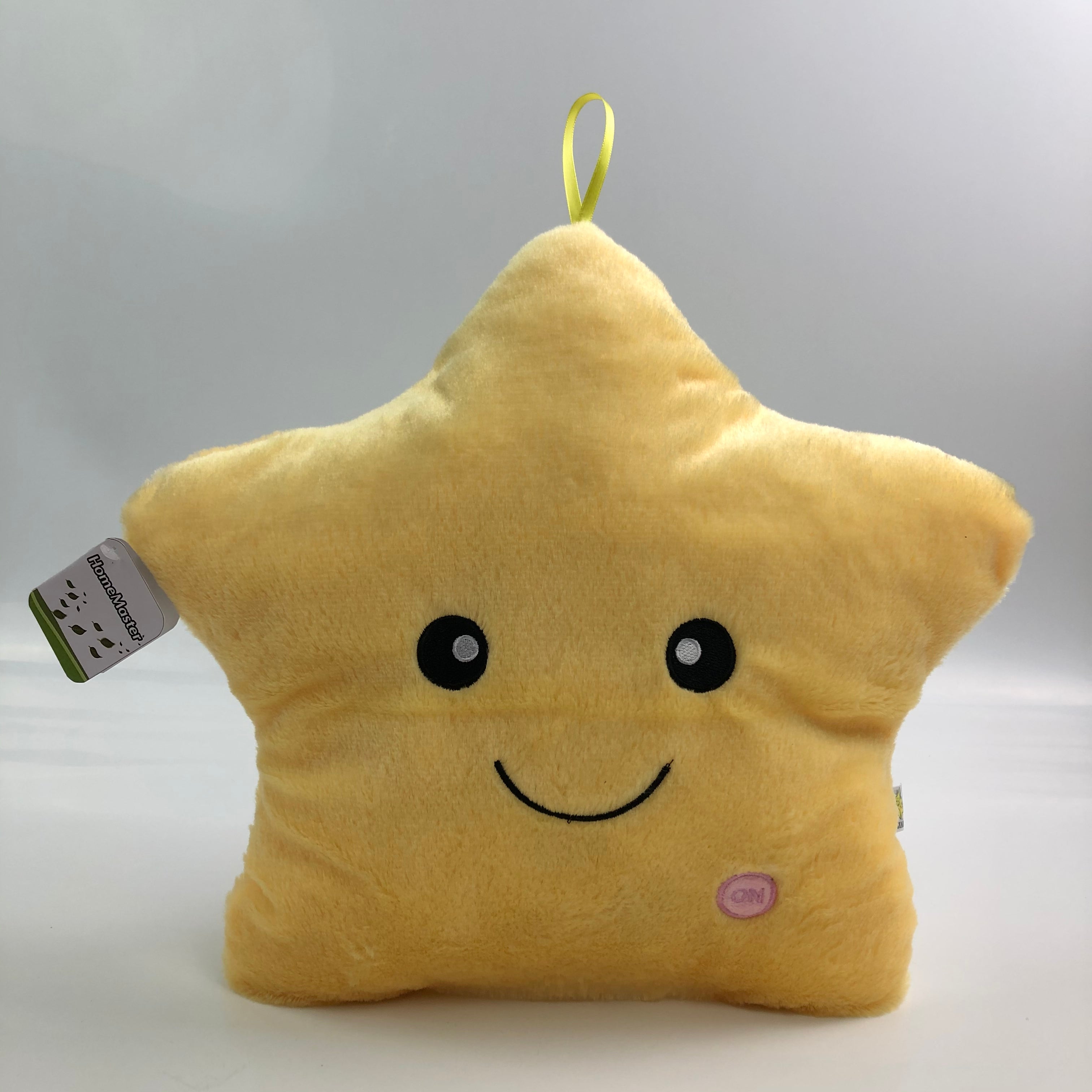 HomeMaster Twinkle Star Plush Pillows - Glow Guards