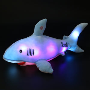 Bstaofy 20'' Light up Shark Stuffed Animal Glow Plush - Glow Guards