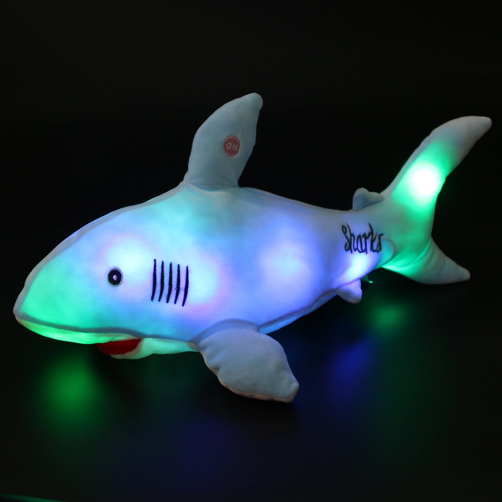 Bstaofy 20'' Light up Shark Stuffed Animal Glow Plush - Glow Guards