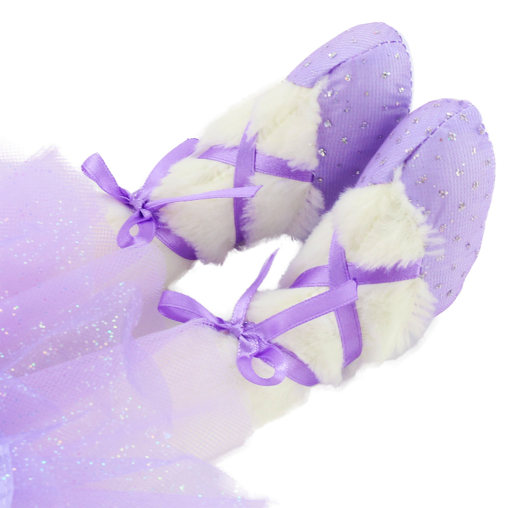 ballerina rabbit bunny stuffed animal 15-inch pink/purple | Bstaofy - Glow Guards