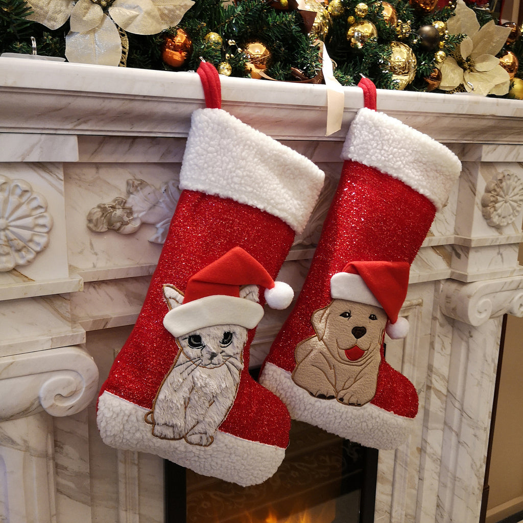 Pet Christmas Stockings, 20 Inch - Glow Guards