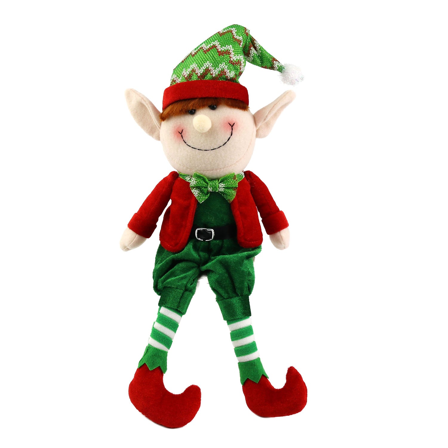 16’’ stuffed elf dolls Christmas decorations, boy/girl | Bstaofy - Glow Guards