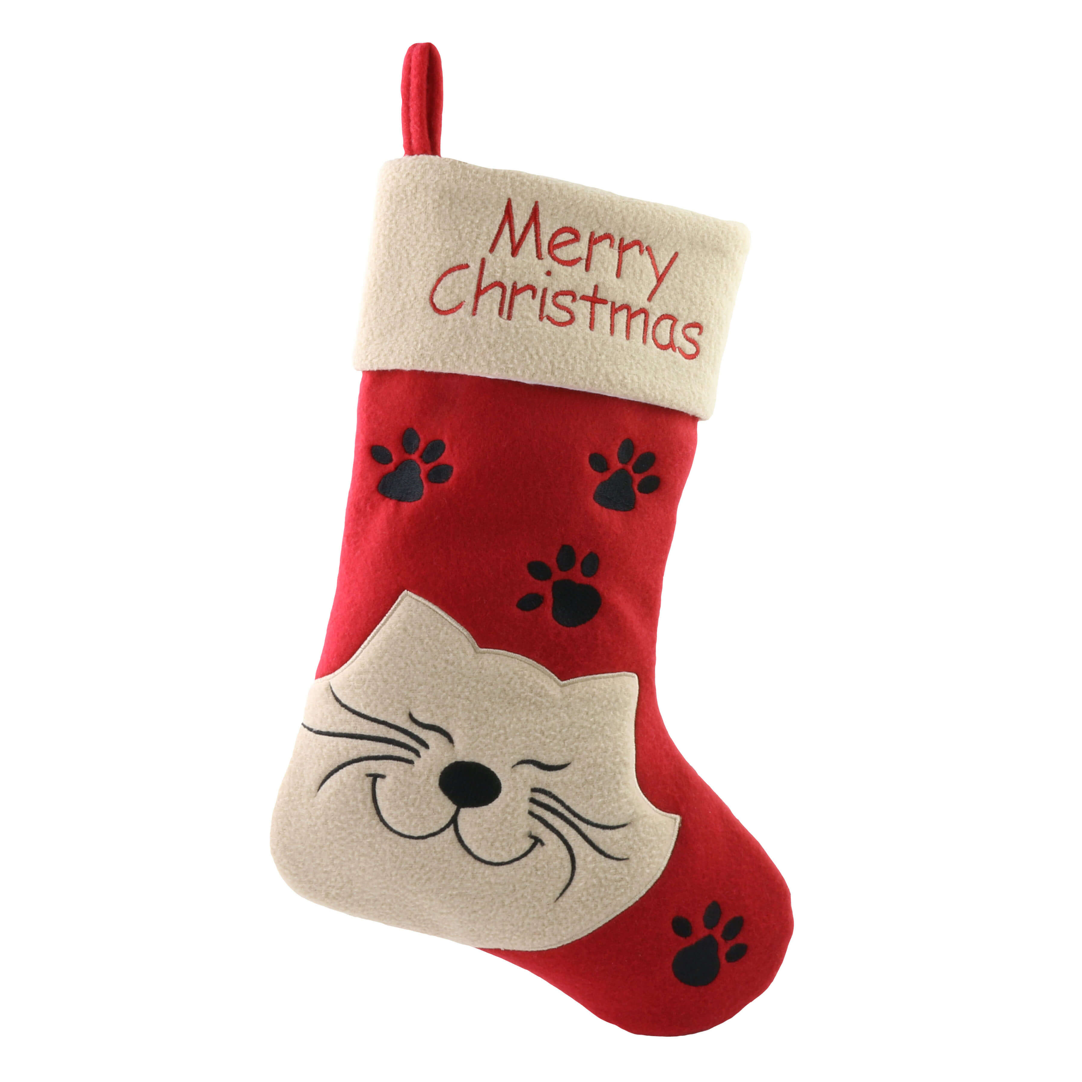 18'' pet Christmas stockings gift for dog/cat | Bstaofy - Glow Guards