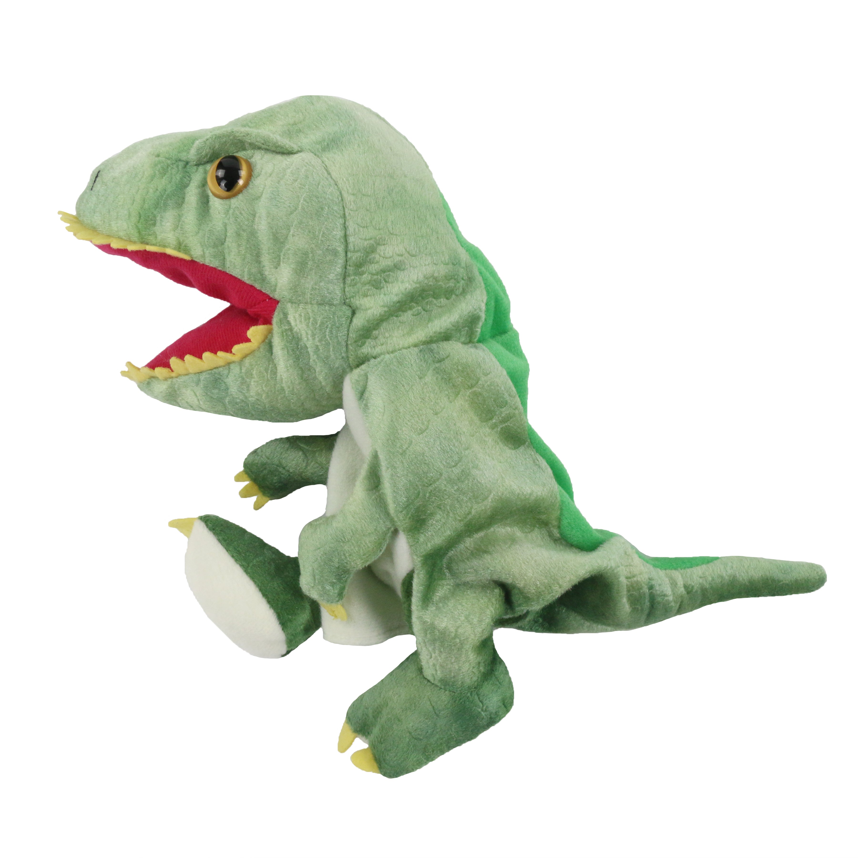 Bstaofy Plush Dinosaur Hand Puppet T-rex Stuffed Toy - Glow Guards