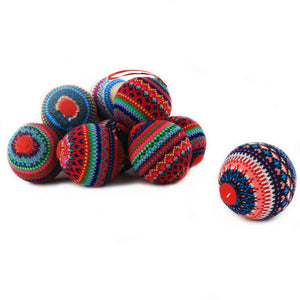 2.95" (75mm) knit Christmas balls ornaments | Bstaofy - Glow Guards