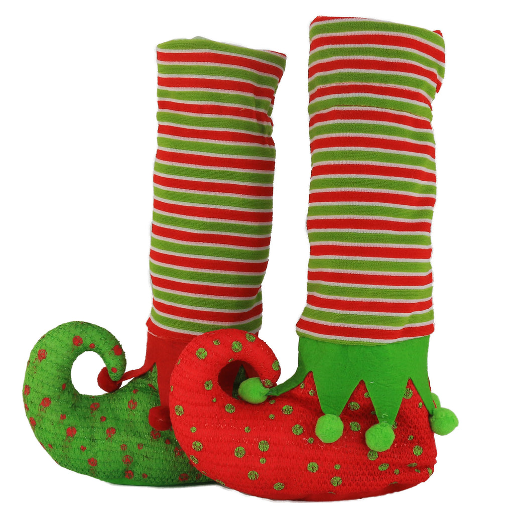 Christmas table leg covers elves shoes decoration | Bstaofy - Glow Guards