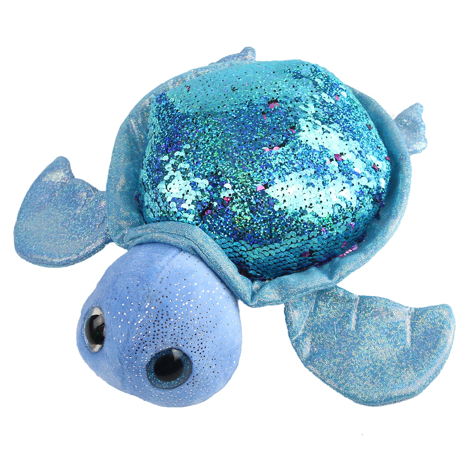Athoinsu 12'' Sparkle Sequin Turtle Plush Toy with Flippable Sequins Ideal - Glow Guards