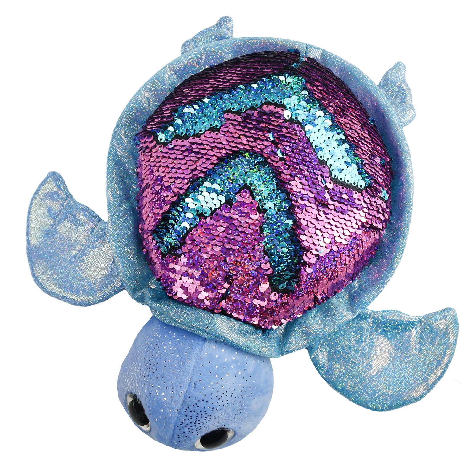 Athoinsu 12'' Sparkle Sequin Turtle Plush Toy with Flippable Sequins Ideal - Glow Guards