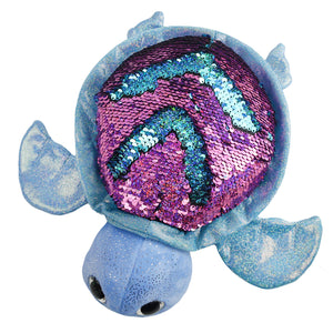Athoinsu 12'' Sparkle Sequin Turtle Plush Toy with Flippable Sequins Ideal - Glow Guards